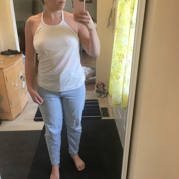 Vintage White Racerback Tank - Picture 5 of 6